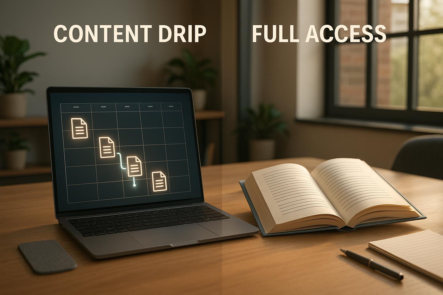 Content Drip vs. Full Access: Which Works Best?